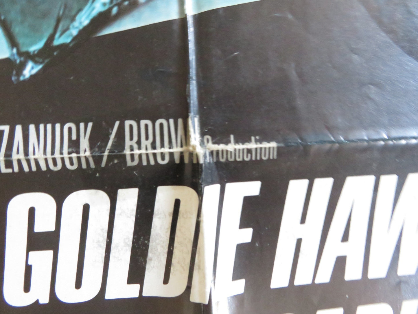 THE SUGARLAND EXPRESS FOLDED US ONE SHEET POSTER SPIELBERG GOLDIE HAWN 1974 Rendezvous Cinema Movie posters