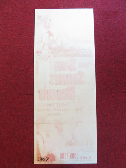 THE SUN SHINES BRIGHT US INSERT (14"x 36") POSTER CHARLES WINNINGER 1953 Rendezvous Cinema Movie posters