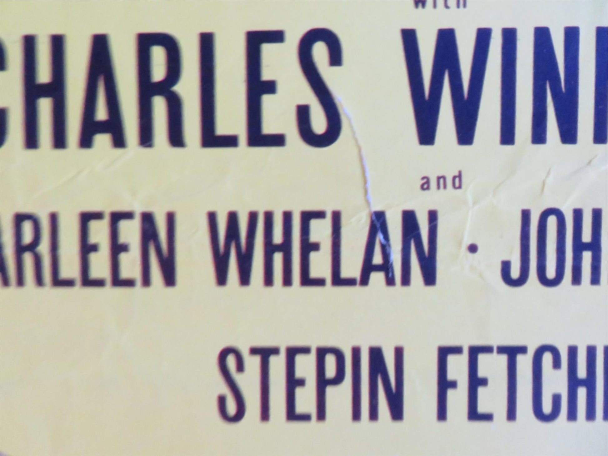 THE SUN SHINES BRIGHT US INSERT (14"x 36") POSTER CHARLES WINNINGER 1953 Rendezvous Cinema Movie posters