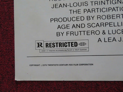 THE SUNDAY WOMAN FOLDED US ONE SHEET POSTER MARCELLO MASTROIANNI 1976 Movie posters