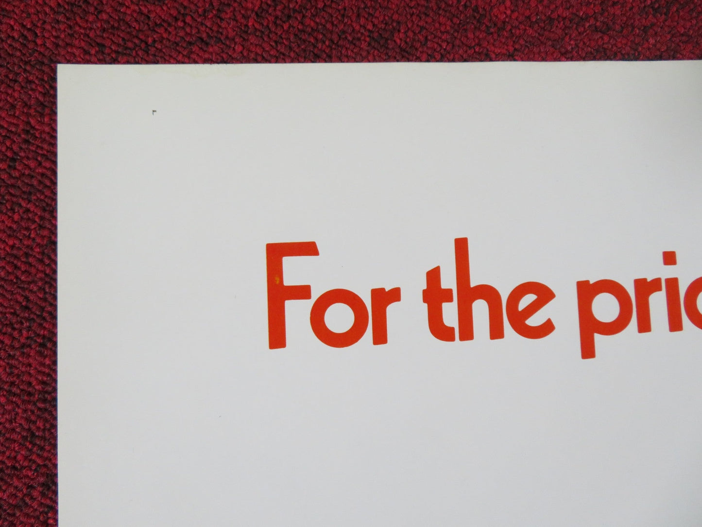 THE SUNSHINE BOYS - STYLE C FOLDED US ONE SHEET POSTER WALTER MATTHAU 1975 Rendezvous Cinema Movie posters