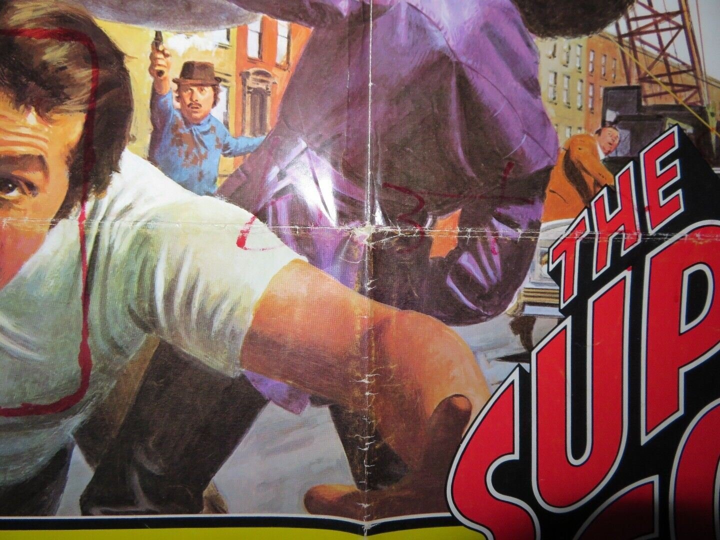 THE SUPER COPS FOLDED US ONE SHEET POSTER RON LEIBMAN DAVID SELBY 1974 Movie posters