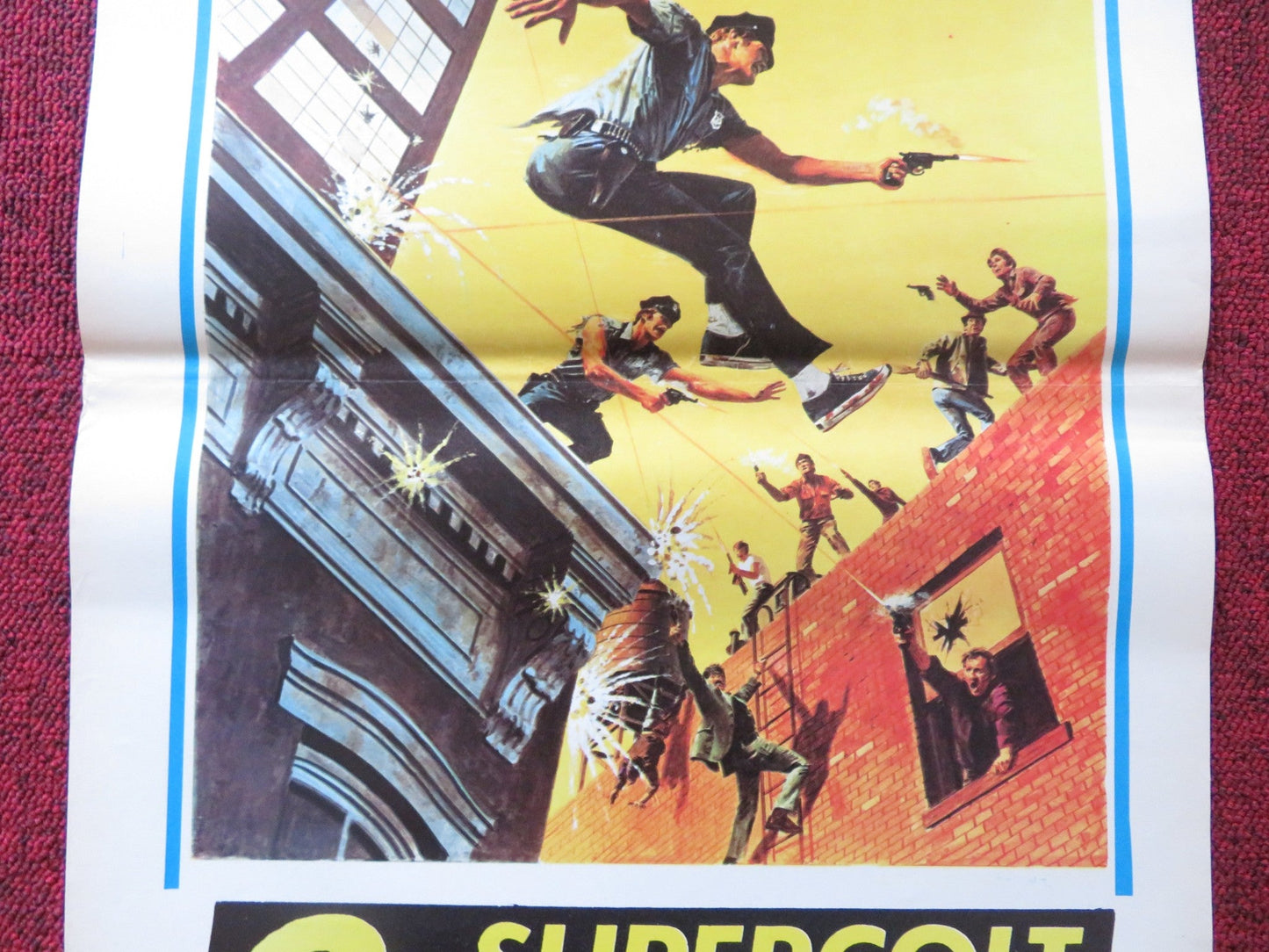 THE SUPER COPS ITALIAN LOCANDINA POSTER RON LEIBMAN DAVID SELBY 1974 Rendezvous Cinema Movie posters