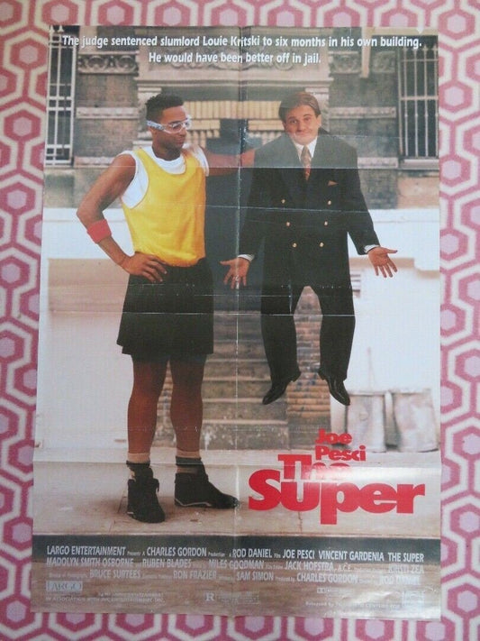 THE SUPER US ONE SHEET POSTER JOE PESCI VINCENT GARDENIA 1991 Movie posters