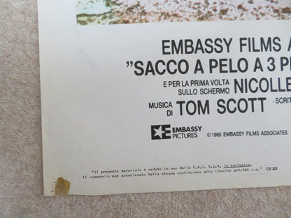 THE SURE THING ITALIAN 2 FOGLIO POSTER JOHN CUSACK DAPHNE ZUNIGA 1985 Rendezvous Cinema Movie posters