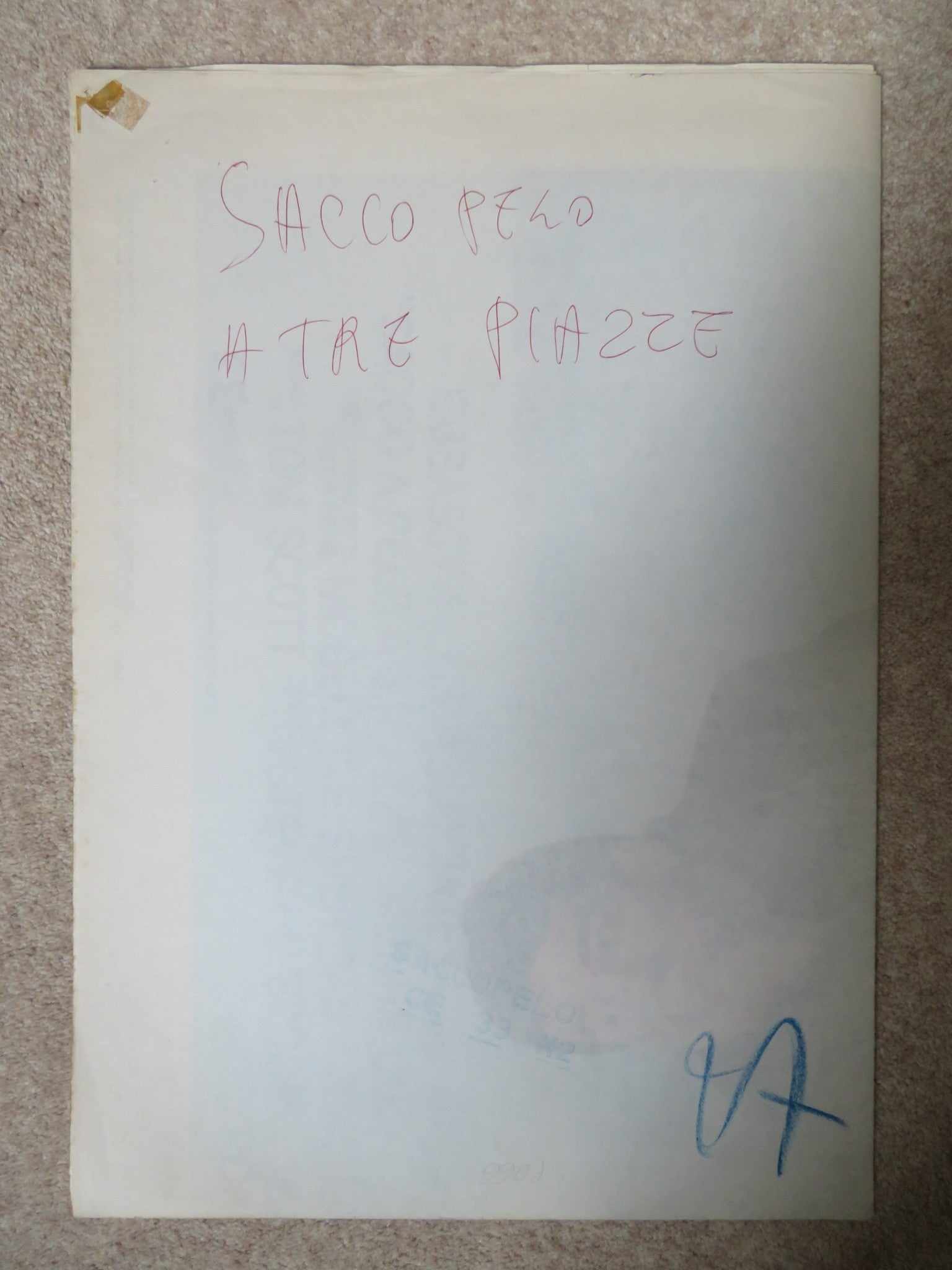 THE SURE THING ITALIAN 2 FOGLIO POSTER JOHN CUSACK DAPHNE ZUNIGA 1985 Rendezvous Cinema Movie posters