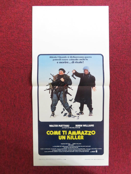THE SURVIVORS ITALIAN LOCANDINA POSTER WALTER MATTHAU ROBIN WILLIAMS 1983 Rendezvous Cinema Movie posters