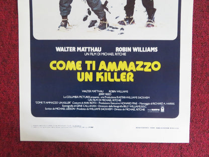 THE SURVIVORS ITALIAN LOCANDINA POSTER WALTER MATTHAU ROBIN WILLIAMS 1983 Rendezvous Cinema Movie posters