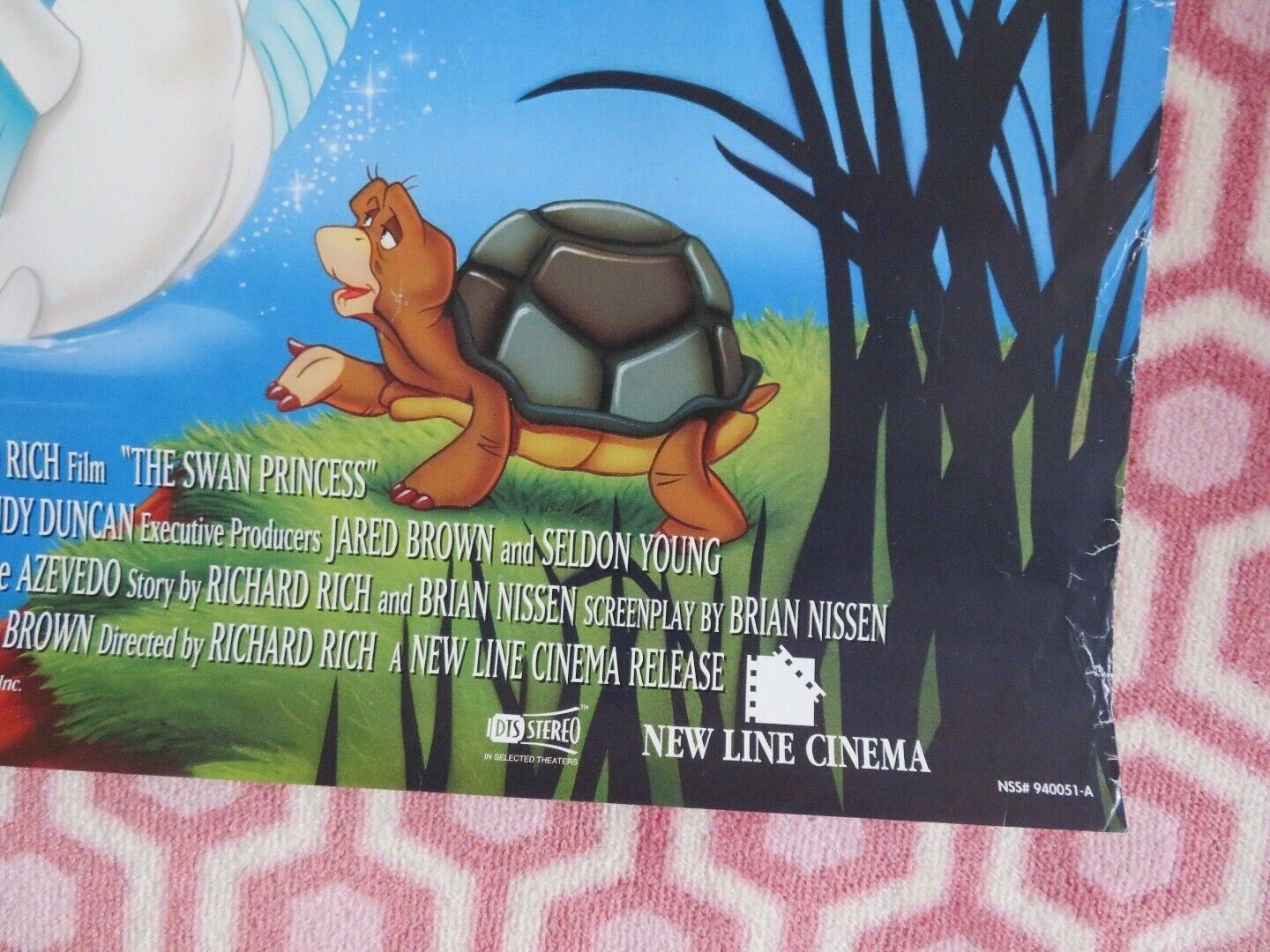 THE SWAN PRINCESS ONE SHEET ROLLED POSTER JOHN CLEESE 1994 - Rendezvous Cinema