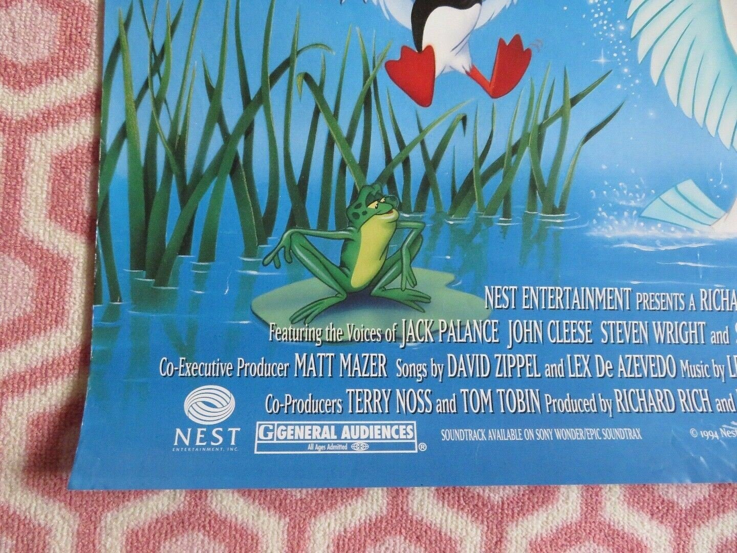 THE SWAN PRINCESS ONE SHEET ROLLED POSTER JOHN CLEESE 1994 - Rendezvous Cinema