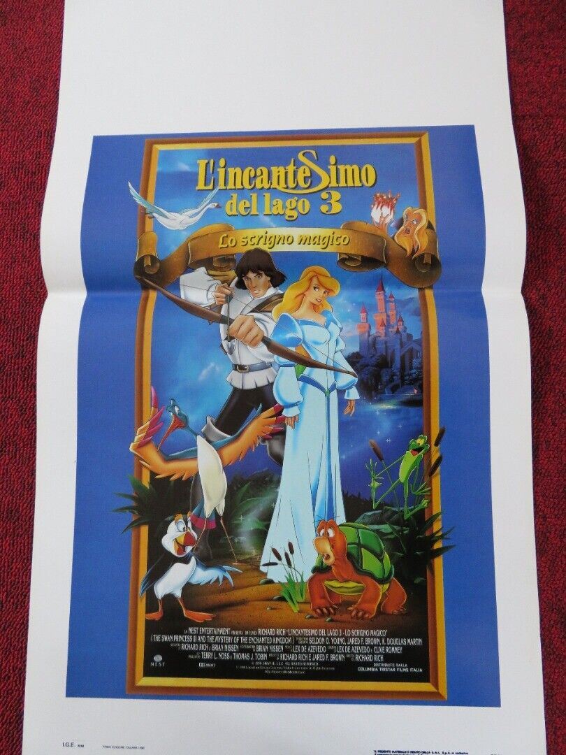 THE SWAN PRINCESS: THE MYSTERY OF ... ITALIAN LOCANDINA (27.5"x13") POSTER 1998 Movie posters