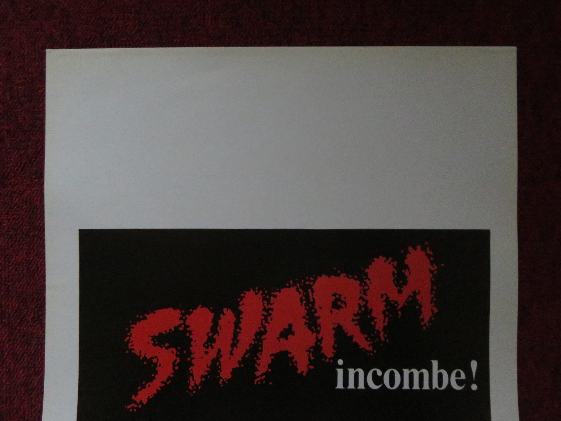 THE SWARM ITALIAN LOCANDINA POSTER MICHAEL CAINE HENRY FONDA 1978 Rendezvous Cinema Movie posters
