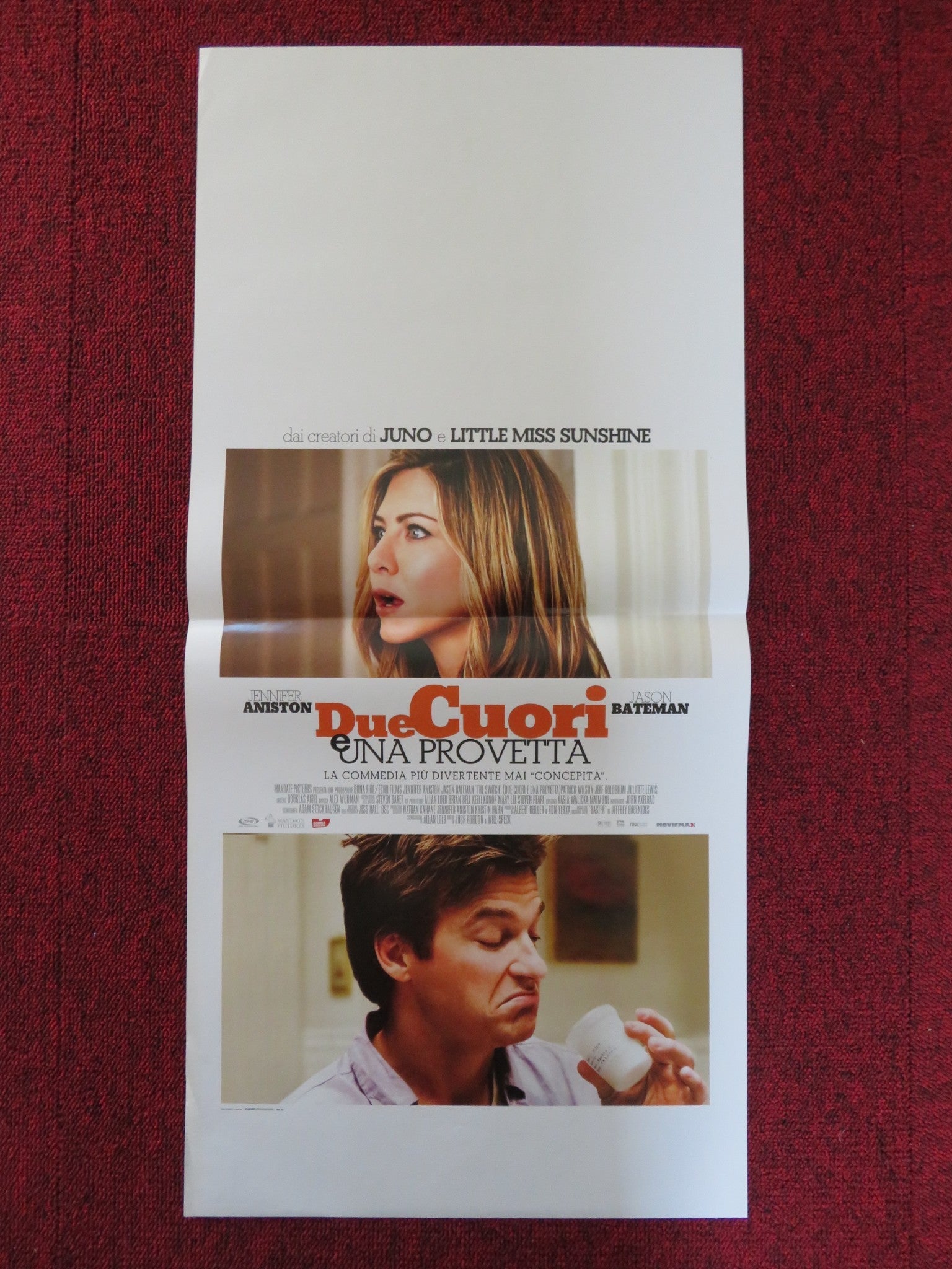 THE SWITCH ITALIAN LOCANDINA POSTER JENNIFER ANISTON JASON BATEMAN 2010 Rendezvous Cinema Movie posters
