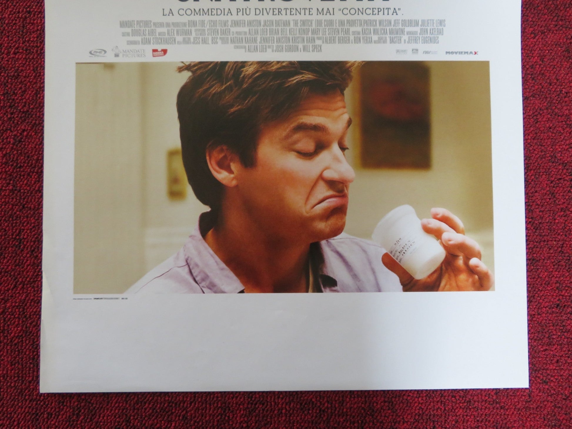 THE SWITCH ITALIAN LOCANDINA POSTER JENNIFER ANISTON JASON BATEMAN 2010 Rendezvous Cinema Movie posters