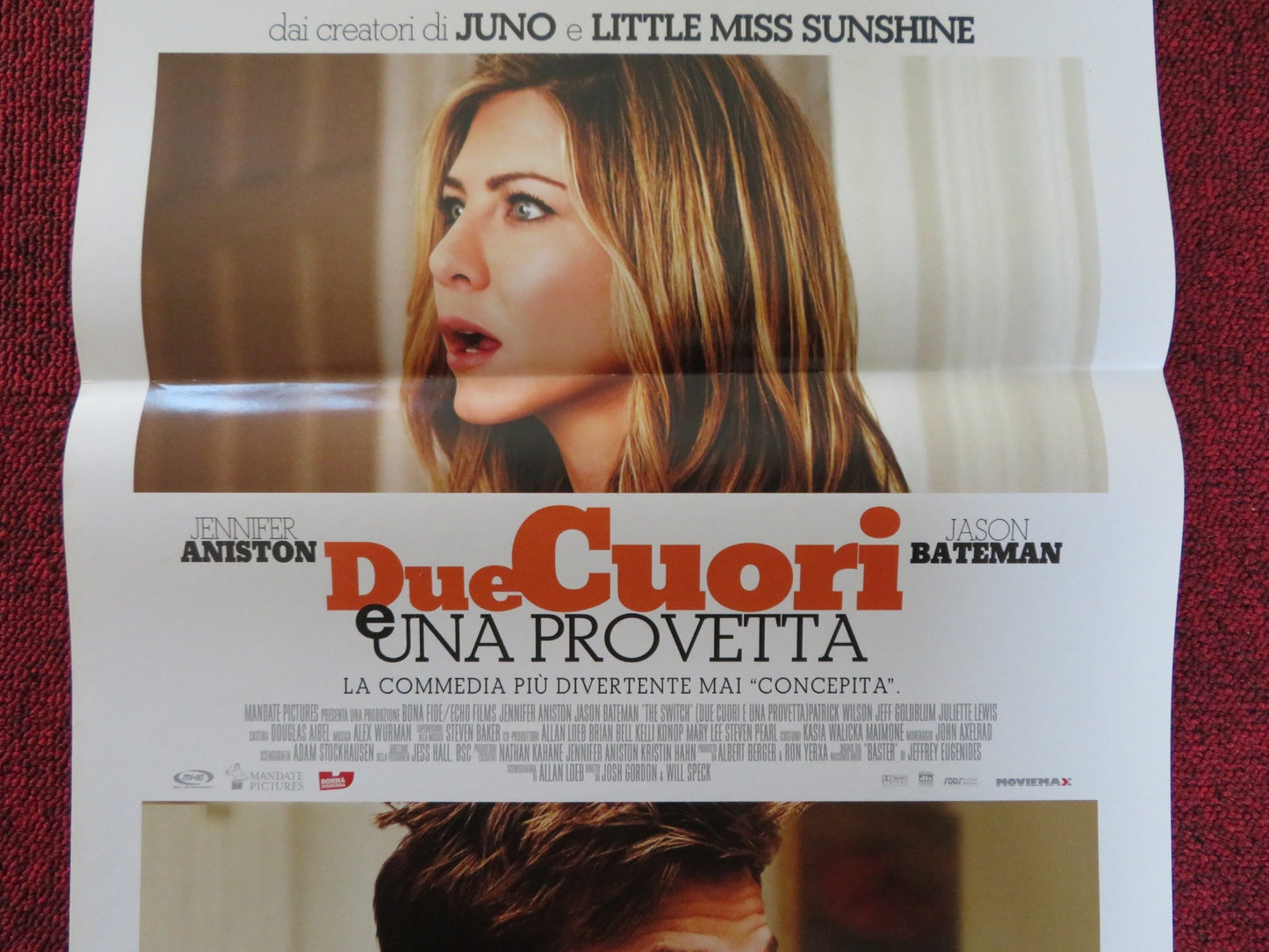 THE SWITCH ITALIAN LOCANDINA POSTER JENNIFER ANISTON JASON BATEMAN 2010 Rendezvous Cinema Movie posters