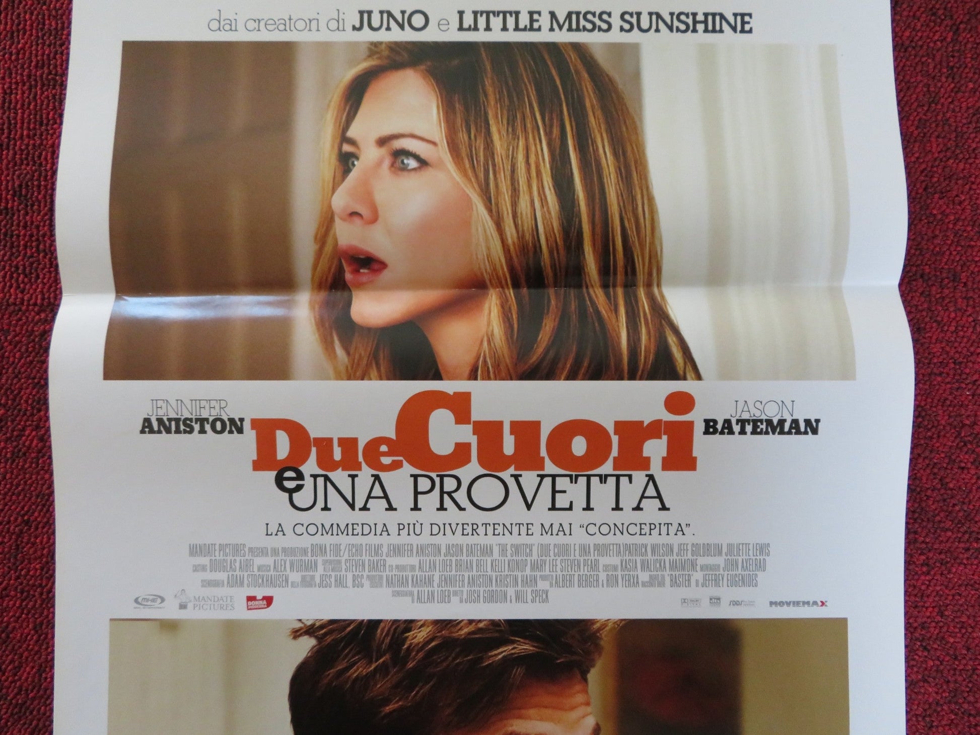 THE SWITCH ITALIAN LOCANDINA POSTER JENNIFER ANISTON JASON BATEMAN 2010 Rendezvous Cinema Movie posters
