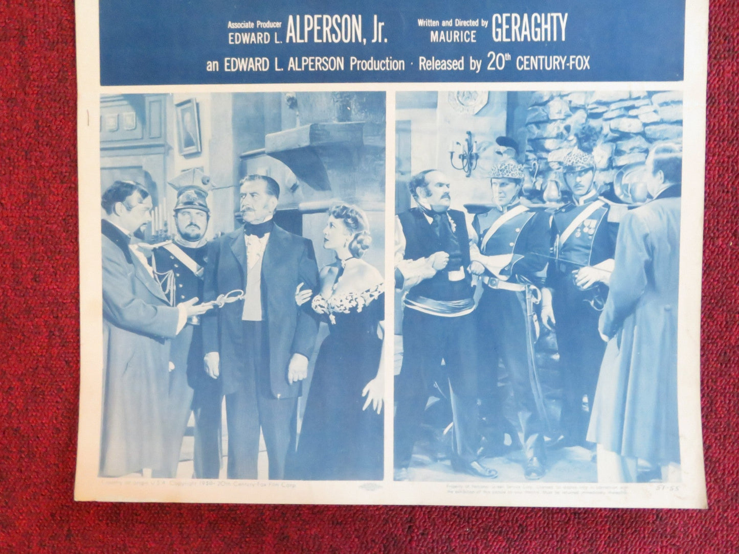 THE SWORD OF MONTE CRISTO US INSERT (14"x 36") POSTER GEORGE MONTGOMERY 1951 Rendezvous Cinema Movie posters