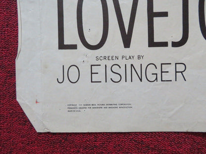 THE SYSTEM FOLDED US ONE SHEET POSTER FRANK LOVEJOY JOAN WELDON 1953 Movie posters