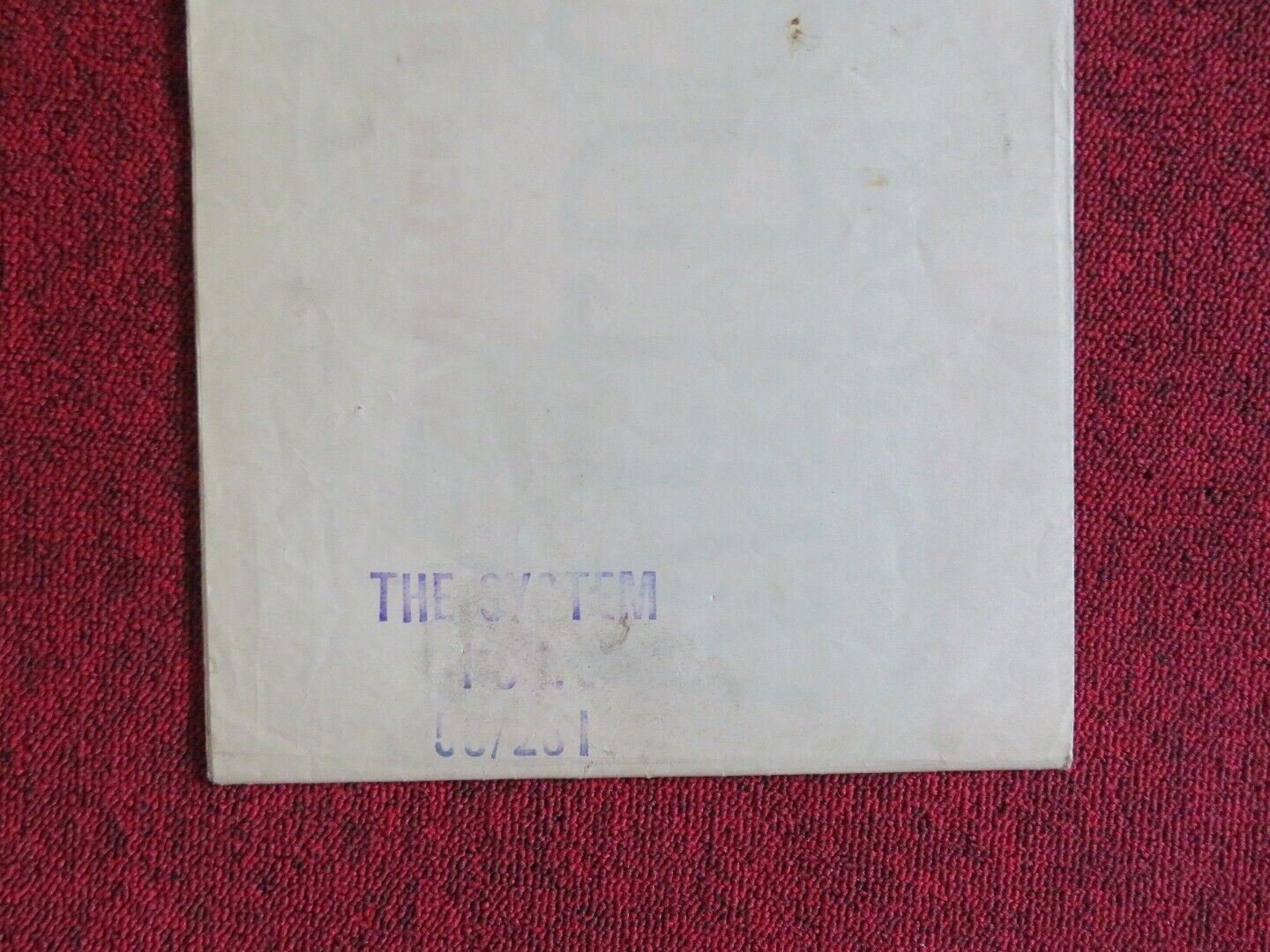 THE SYSTEM FOLDED US ONE SHEET POSTER FRANK LOVEJOY JOAN WELDON 1953 Movie posters