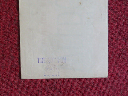 THE SYSTEM FOLDED US ONE SHEET POSTER FRANK LOVEJOY JOAN WELDON 1953 Movie posters