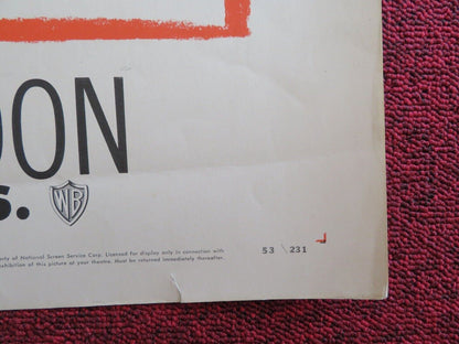 THE SYSTEM US HALF SHEET (22"x 28") POSTER FRANK LOVEJOY JOAN WELDON 1953 Movie posters