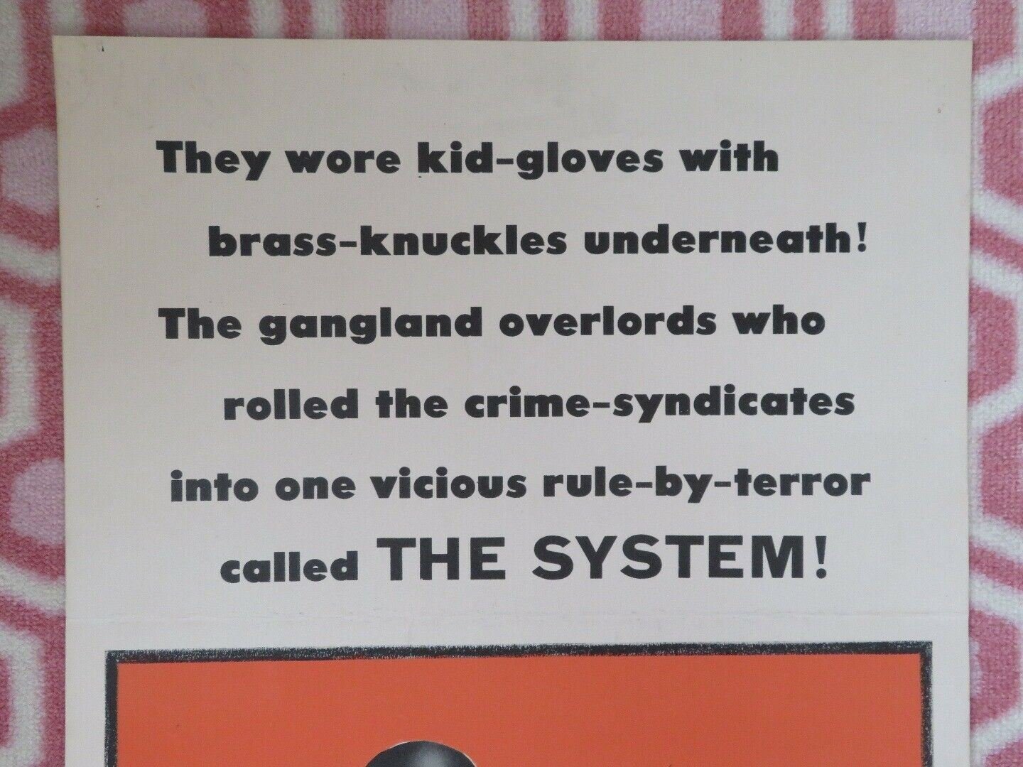 THE SYSTEM US INSERT (14"x 36") POSTER FRANK LOVEJOY JOAN WELDON 1953 Movie posters