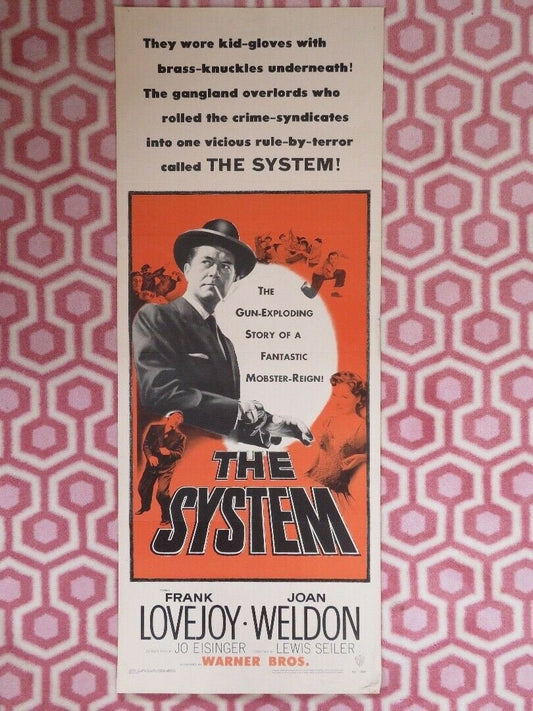 THE SYSTEM US INSERT (14"x 36") POSTER FRANK LOVEJOY JOAN WELDON 1953 Movie posters
