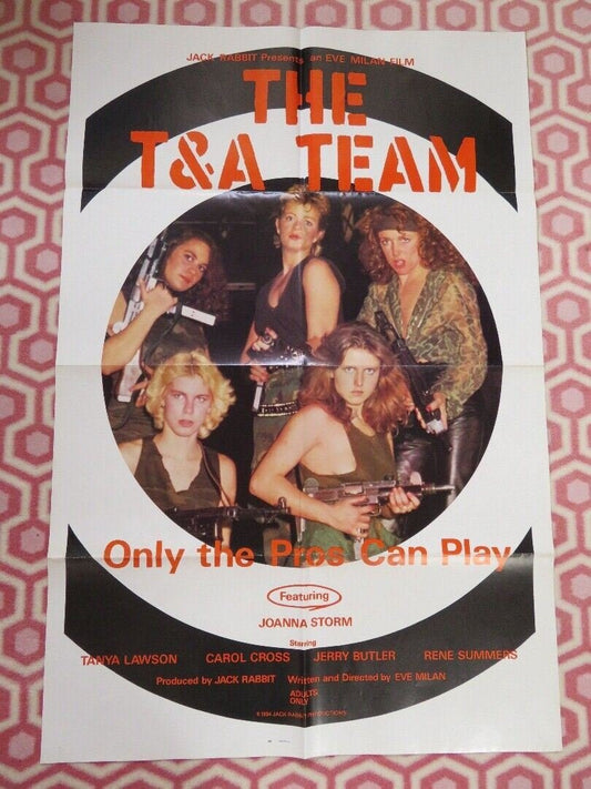 THE T&A TEAM FOLDED US ONE SHEET POSTER JOANNA STORM TANYA LAWSON 1984 - Rendezvous Cinema