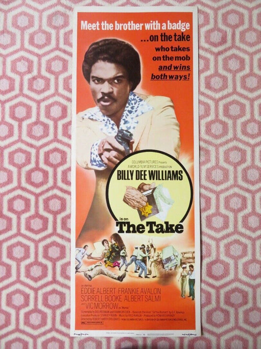 THE TAKE BLAXPLOITATION US INSERT (14"x 36") POSTER BILLY DEE WILLIAMS 1974 - Rendezvous Cinema