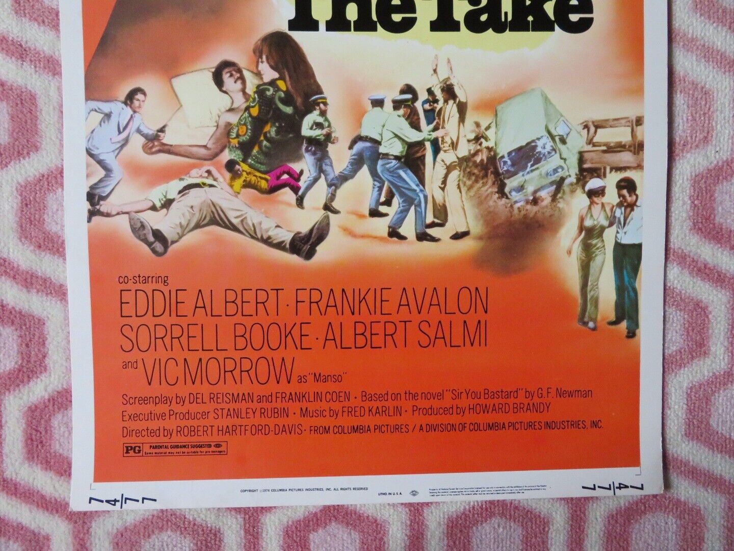 THE TAKE BLAXPLOITATION US INSERT (14"x 36") POSTER BILLY DEE WILLIAMS 1974 - Rendezvous Cinema