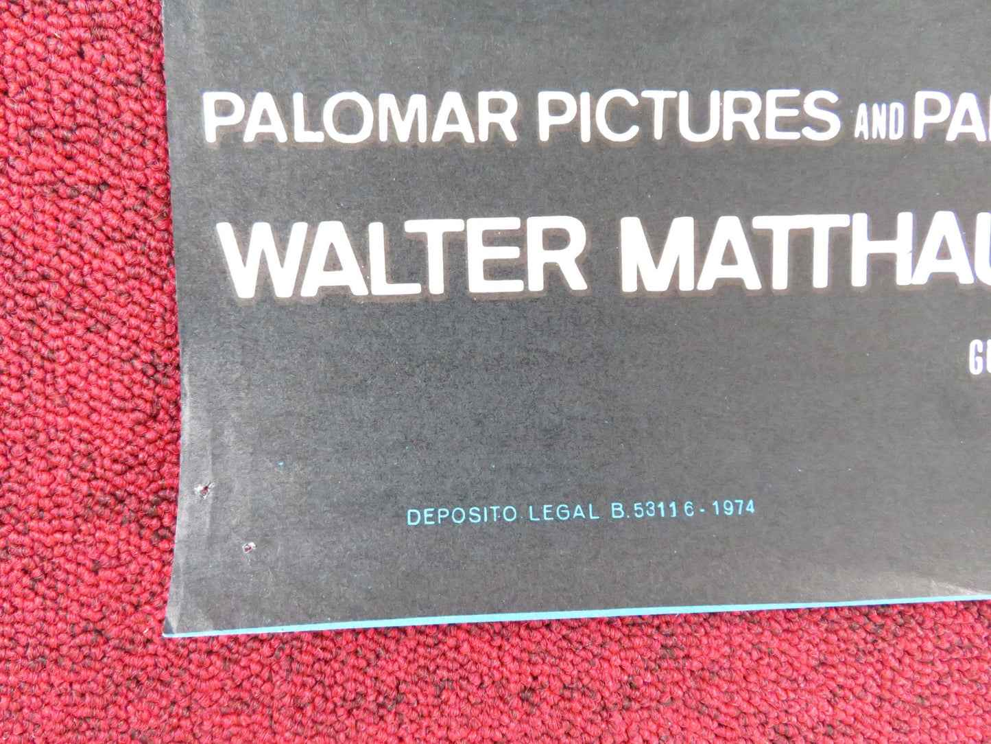 THE TAKING OF PELHAM ONE TWO THREE SPANISH POSTER WALTER MATTHAU R. SHAW 1974 Rendezvous Cinema Movie posters