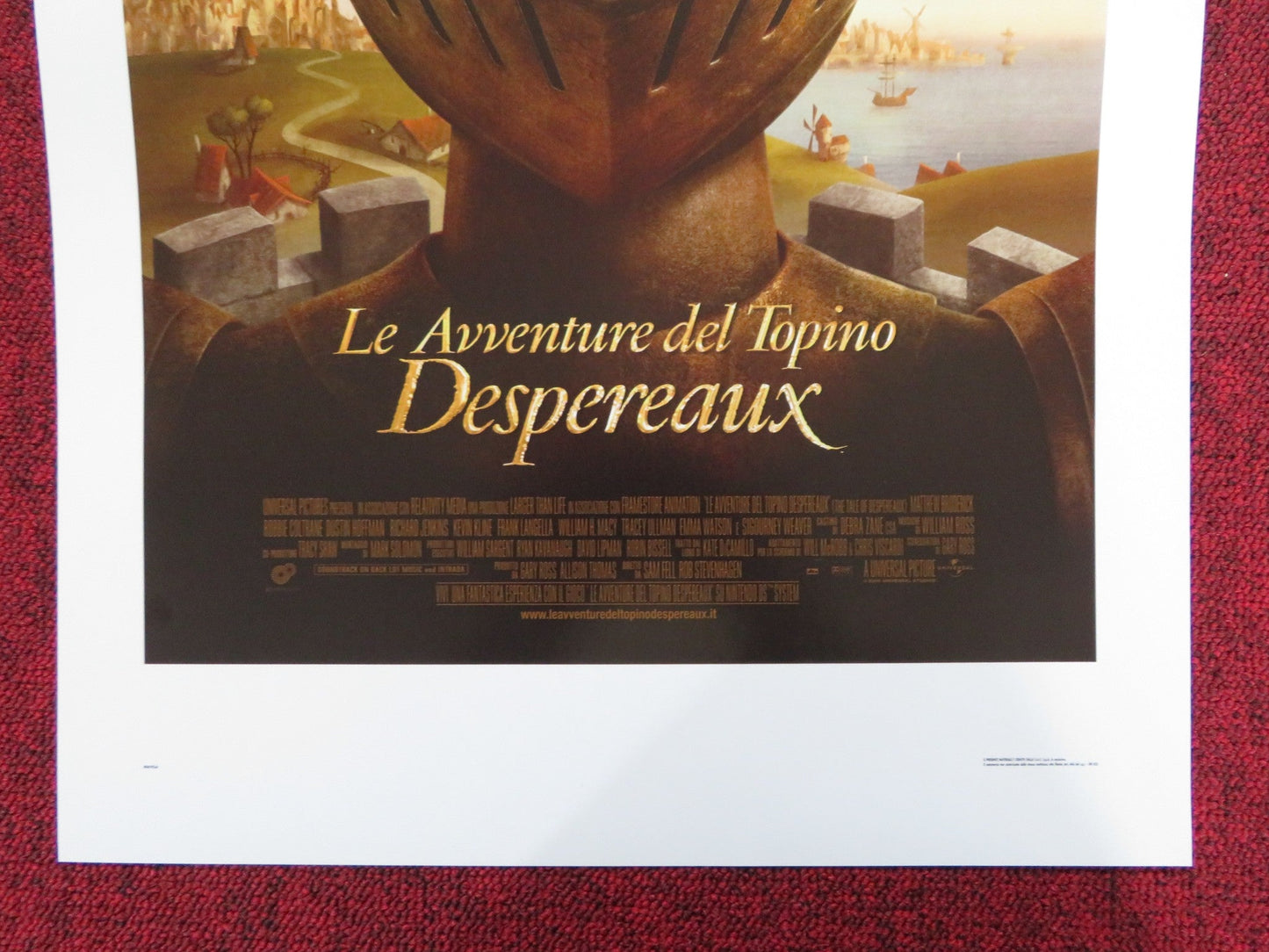 THE TALE OF DESPEREAUX ITALIAN LOCANDINA POSTER MATTHEW BRODERICK HOFFMAN 2008 Rendezvous Cinema Movie posters