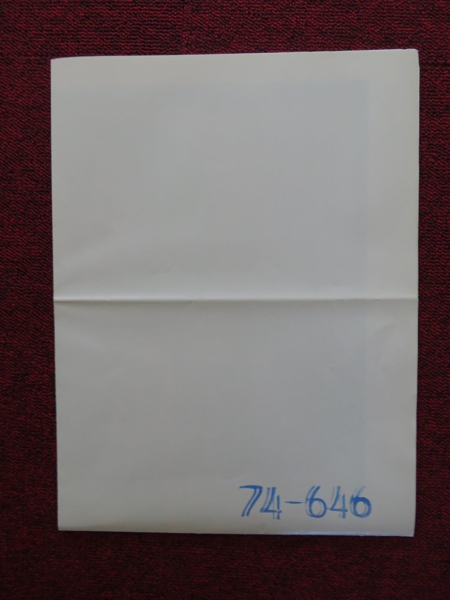 THE TALE OF THE DEANS WIFE FOLDED US ONE SHEET POSTER LUANNE ROBERTS 1974 Rendezvous Cinema Movie posters