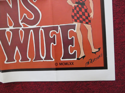 THE TALE OF THE DEANS WIFE FOLDED US ONE SHEET POSTER LUANNE ROBERTS 1974 Rendezvous Cinema Movie posters