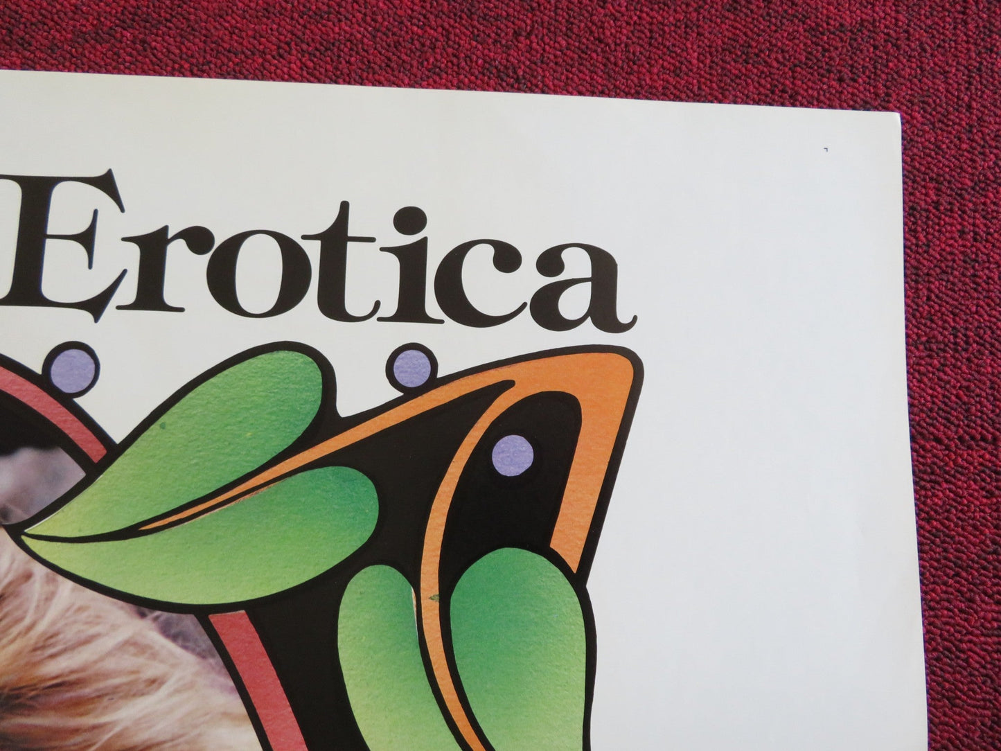 THE TALE OF TIFFANY LUST US TRI FOLDED ONE SHEET ROLLED POSTER D. SAINT 1981 Rendezvous Cinema Movie posters