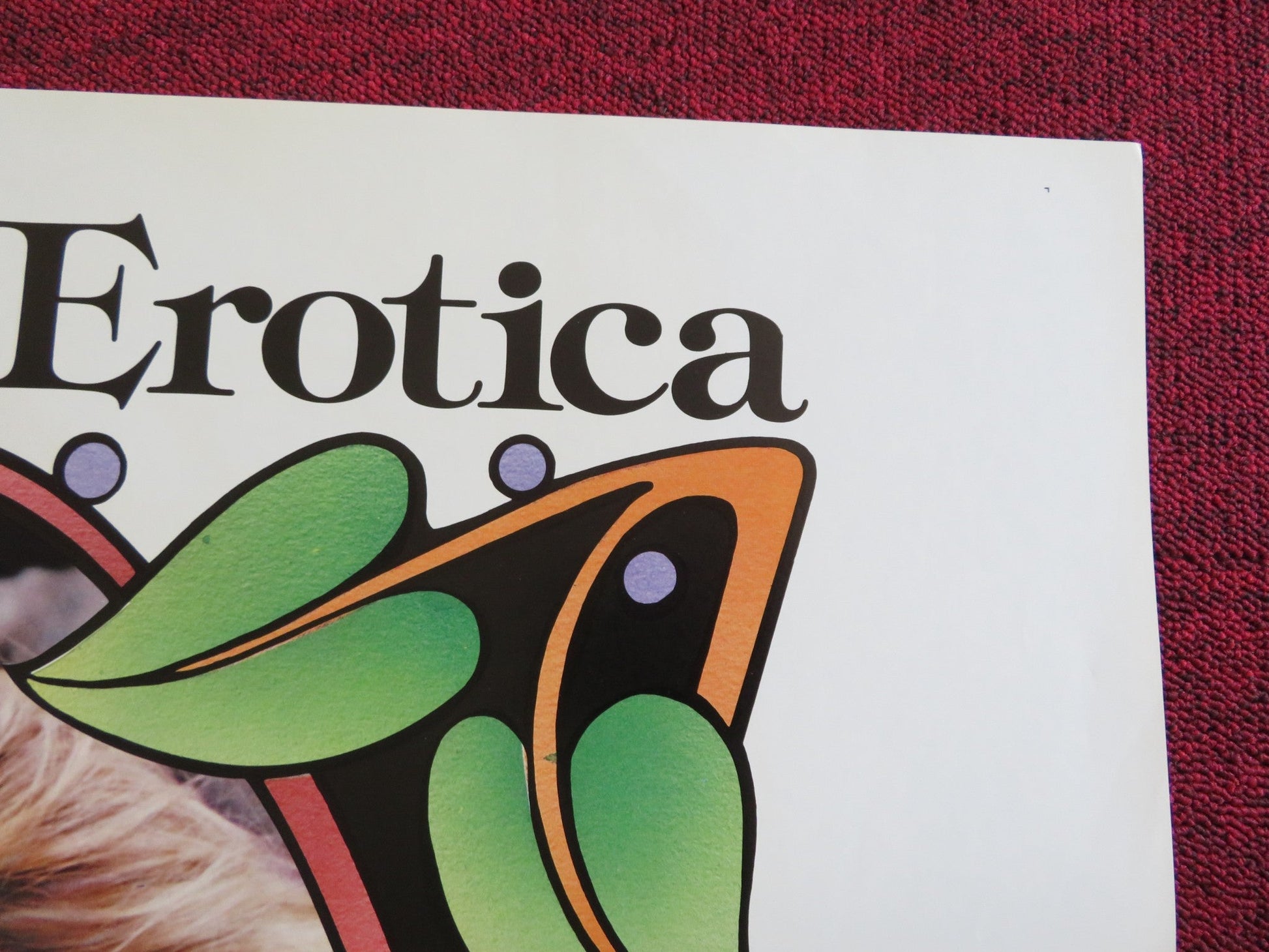 THE TALE OF TIFFANY LUST US TRI FOLDED ONE SHEET ROLLED POSTER D. SAINT 1981 Rendezvous Cinema Movie posters