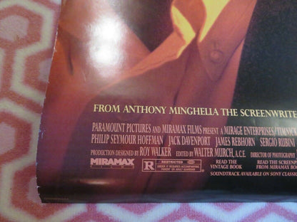 THE TALENTED MR RIPLEY US ONE SHEET ROLLED POSTER MATT DAMON JUDE LAW Movie posters