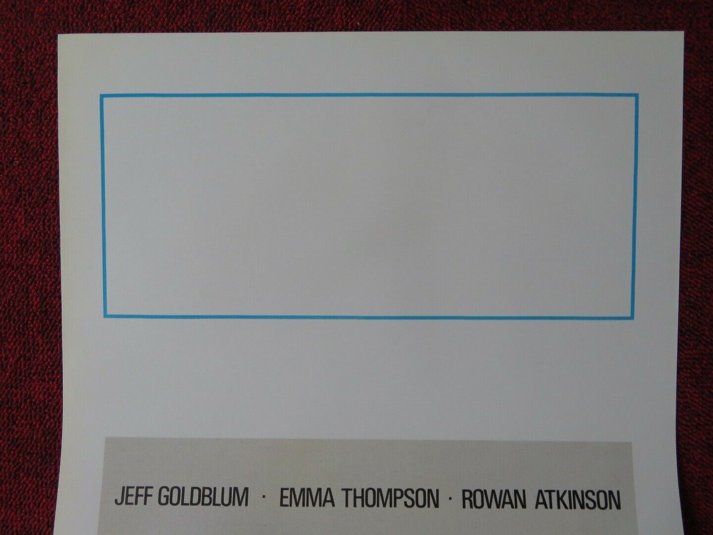 THE TALL GUY ITALIAN LOCANDINA (27.5"x13") POSTER R ATKINSON E THOMPSON 1989 Movie posters