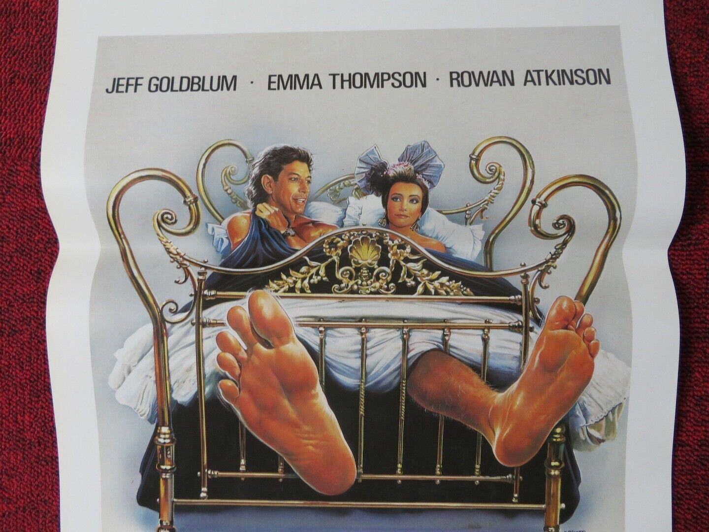 THE TALL GUY ITALIAN LOCANDINA (27.5"x13") POSTER R ATKINSON E THOMPSON 1989 Movie posters