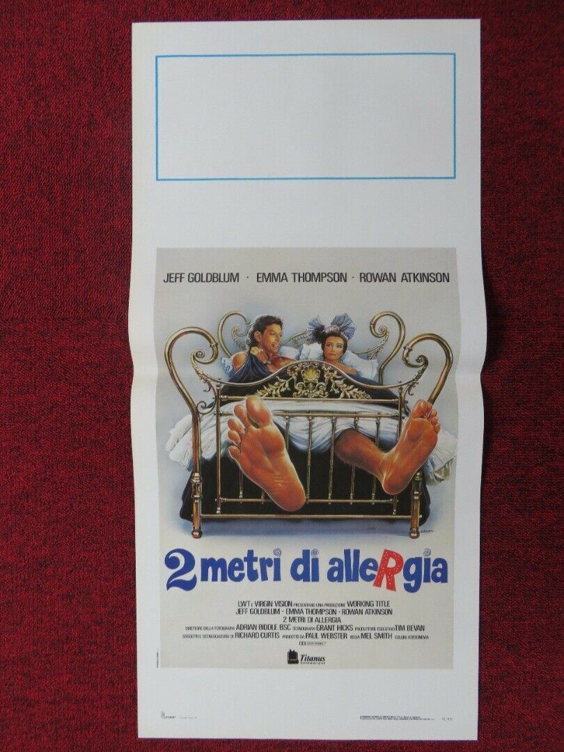 THE TALL GUY ITALIAN LOCANDINA (27.5"x13") POSTER R ATKINSON E THOMPSON 1989 Movie posters
