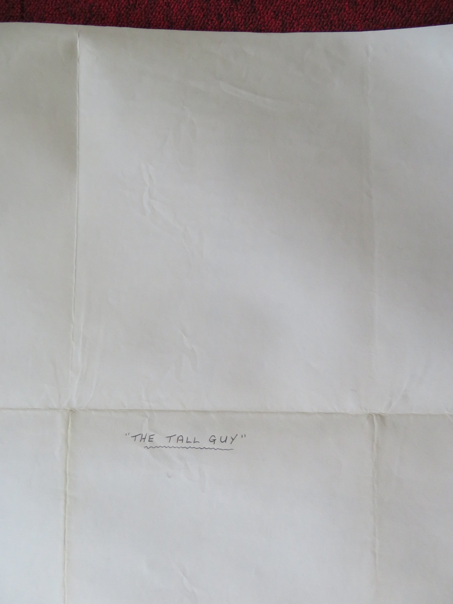 THE TALL GUY UK QUAD (30"x 40") ROLLED POSTER JEFF GOLDBLUM EMMA THOMPSON 1989 Rendezvous Cinema Movie posters