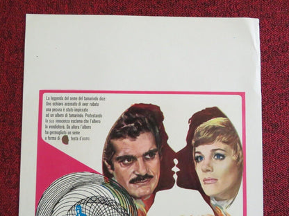 THE TAMARIND SEED ITALIAN LOCANDINA (27.5"x12") POSTER JULIE ANDREWS 1974 Movie posters