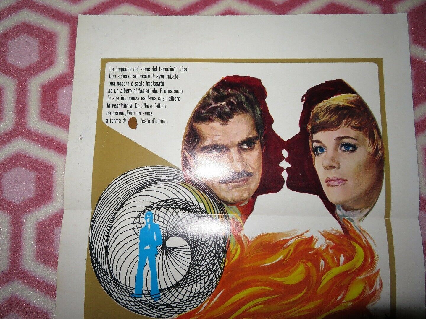 THE TAMARIND SEED LOCANDINA (25.5" x 12.5")POSTER BLAKE EDWARDS OMAR SHARIF 1974 Movie posters