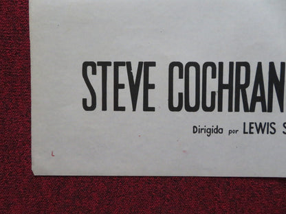 THE TANKS ARE COMING ARGENTINIAN POSTER STEVE COCHRAN PHILIP CAREY 1951 Rendezvous Cinema Movie posters