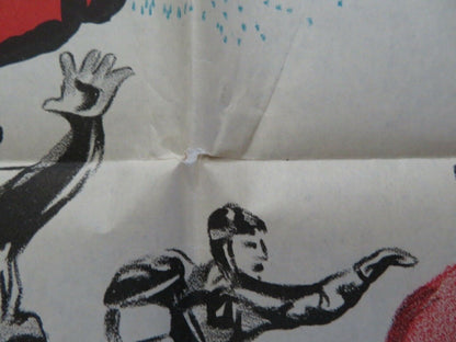 THE TANKS ARE COMING FOLDED ARGENTINA ONE SHEET POSTER STEVE COCHRAN PHILIP 1951 - Rendezvous Cinema