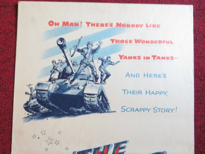 THE TANKS ARE COMING US INSERT (14"x 36") POSTER STEVE COCHRAN PHILIP CAREY 1951 Rendezvous Cinema Movie posters