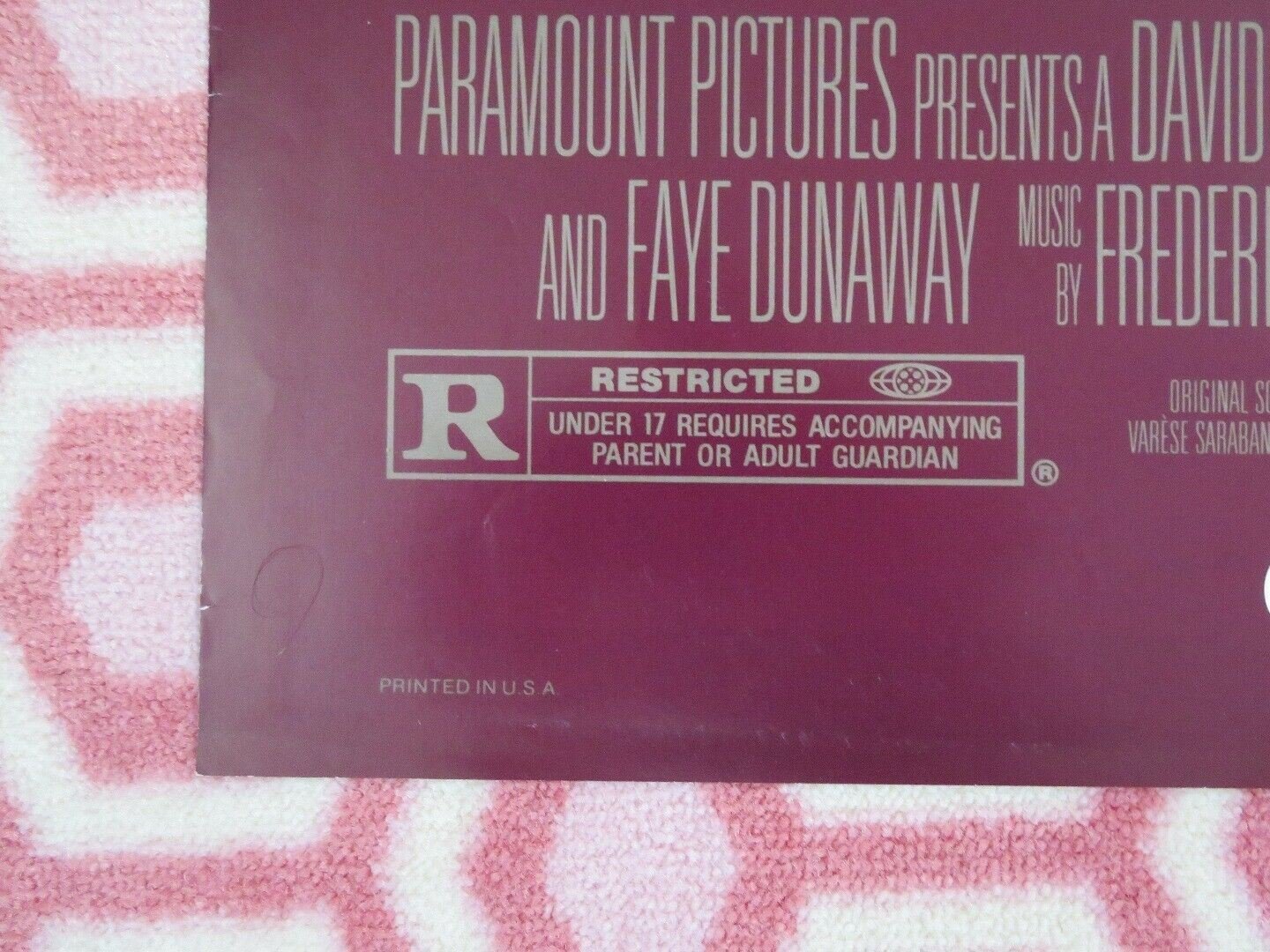 THE TEMP 1993 US ONE SHEET POSTER LARA FLYNN BOYLE TIMOTHY HUTTON RARE Rendezvous Cinema Movie posters