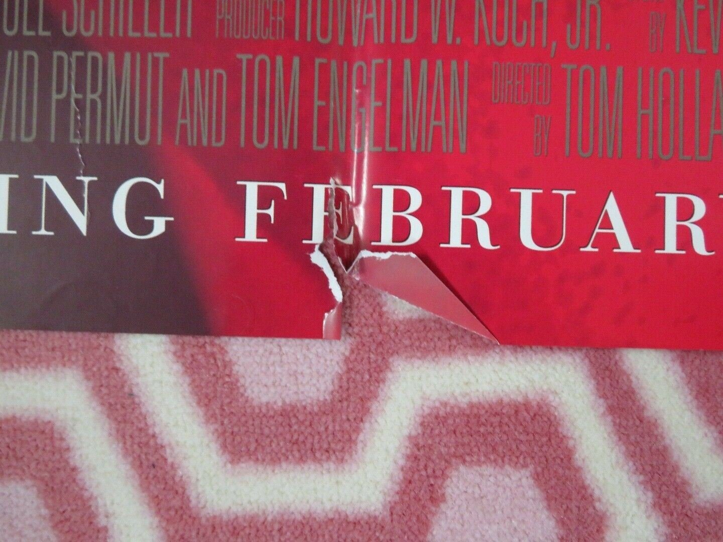 THE TEMP 1993 US ONE SHEET POSTER LARA FLYNN BOYLE TIMOTHY HUTTON RARE Rendezvous Cinema Movie posters