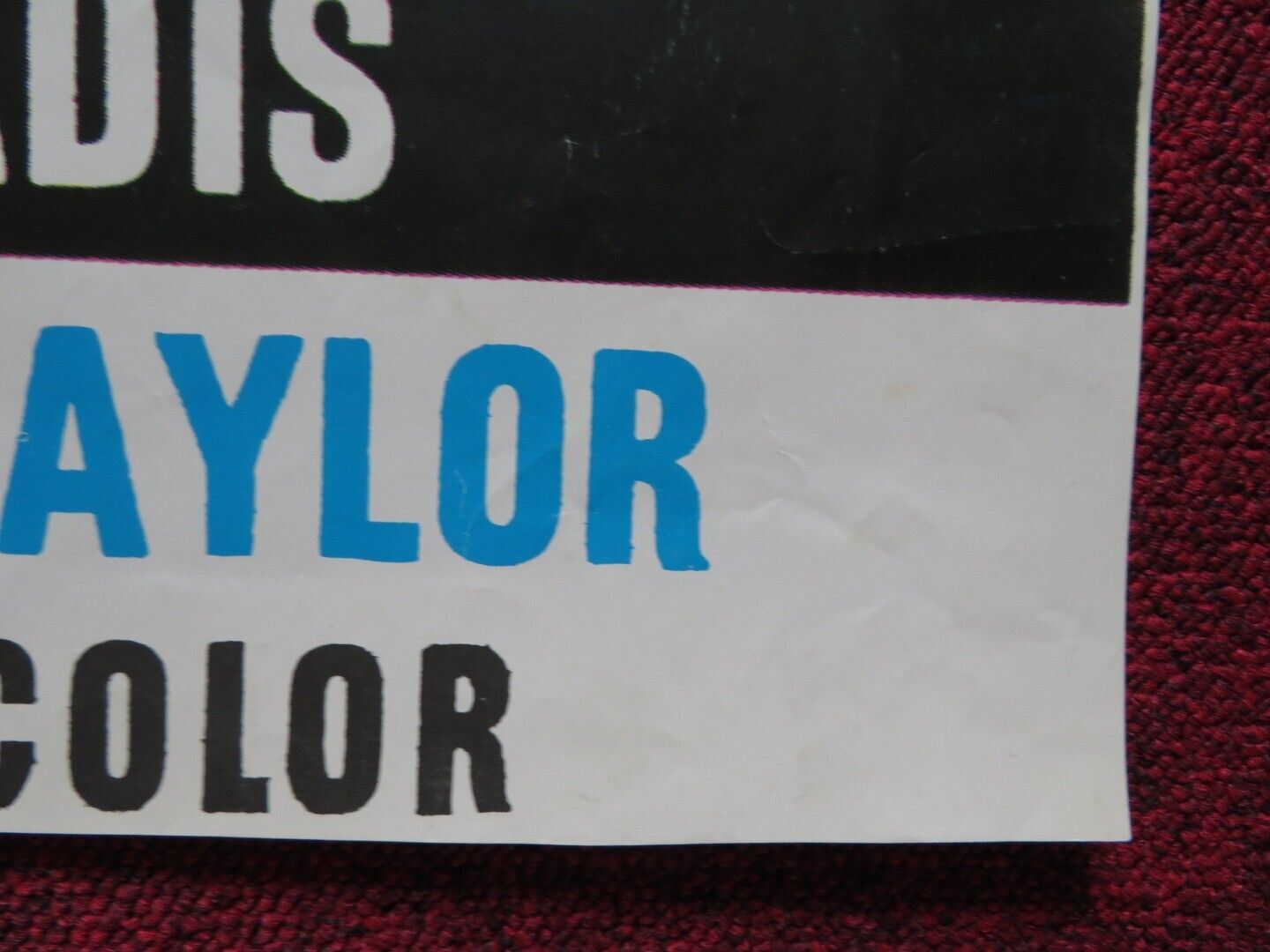 THE TEN GLADIATORS ITALIAN FOGLIO ROLLED POSTER ROGER BROWNE DAN VADIS 1963 Movie posters