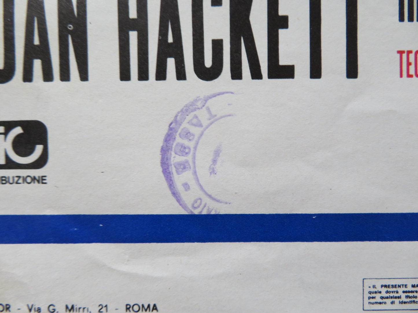 THE TERMINAL MAN ITALIAN LOCANDINA POSTER GEORGE SEGAL JOAN HACKETT 1975 Rendezvous Cinema Movie posters